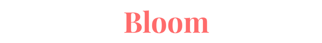 Build& Bloom Studio Logo white